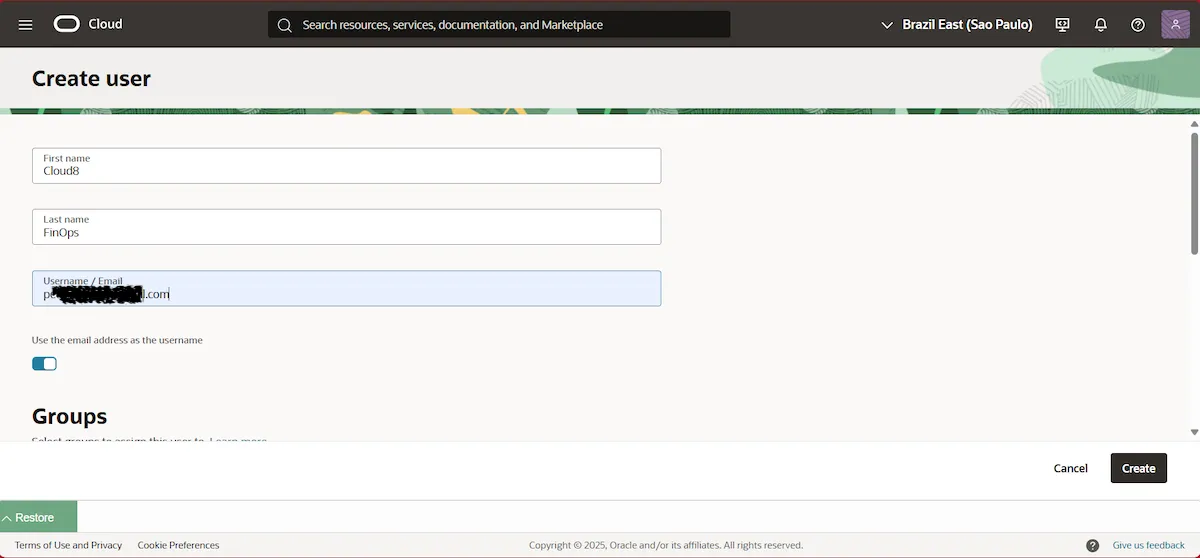 Connecting OCI Providers to Cloud8