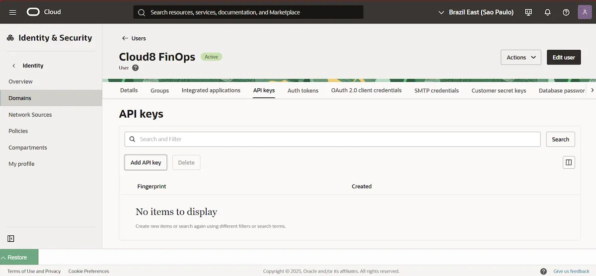 Connecting OCI Providers to Cloud8