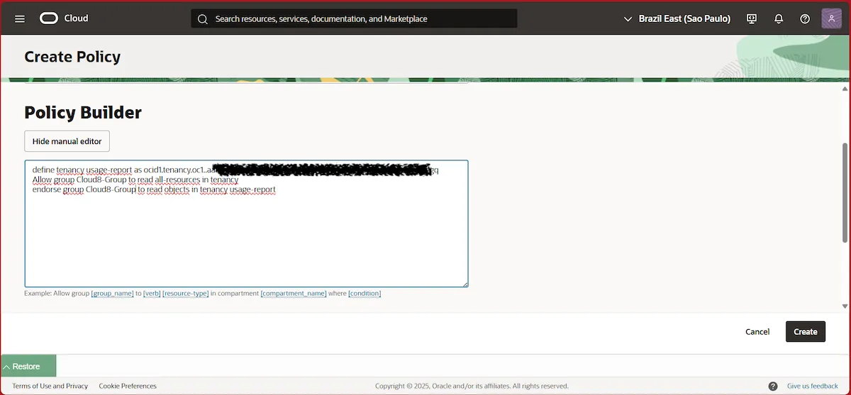 Connecting OCI Providers to Cloud8