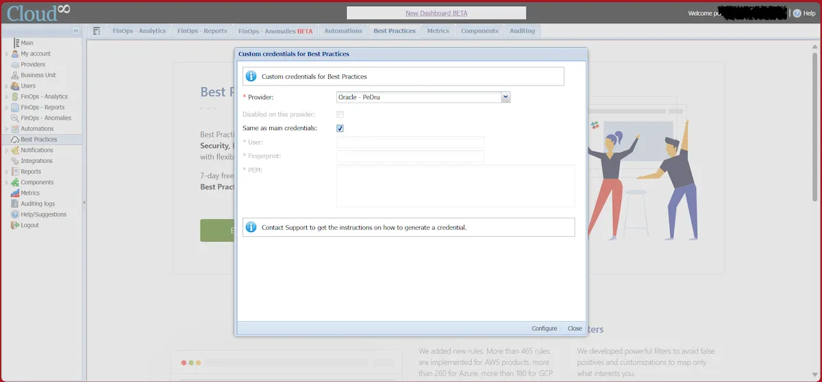 Connecting OCI Providers to Cloud8