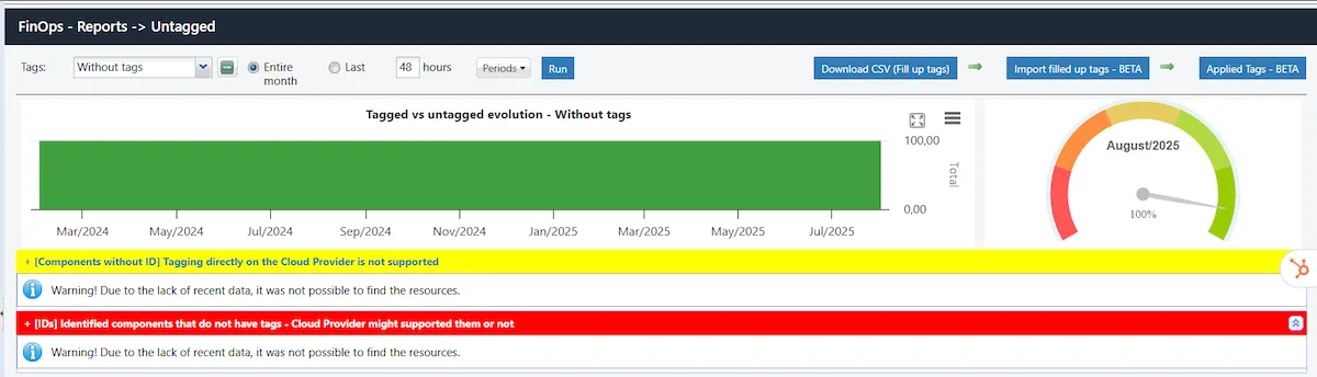 FinOps Reports: Tagged / Untagged FinOps: Tagged / Untagged