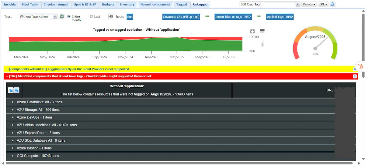 FinOps Reports: Tagged / Untagged FinOps: Tagged / Untagged