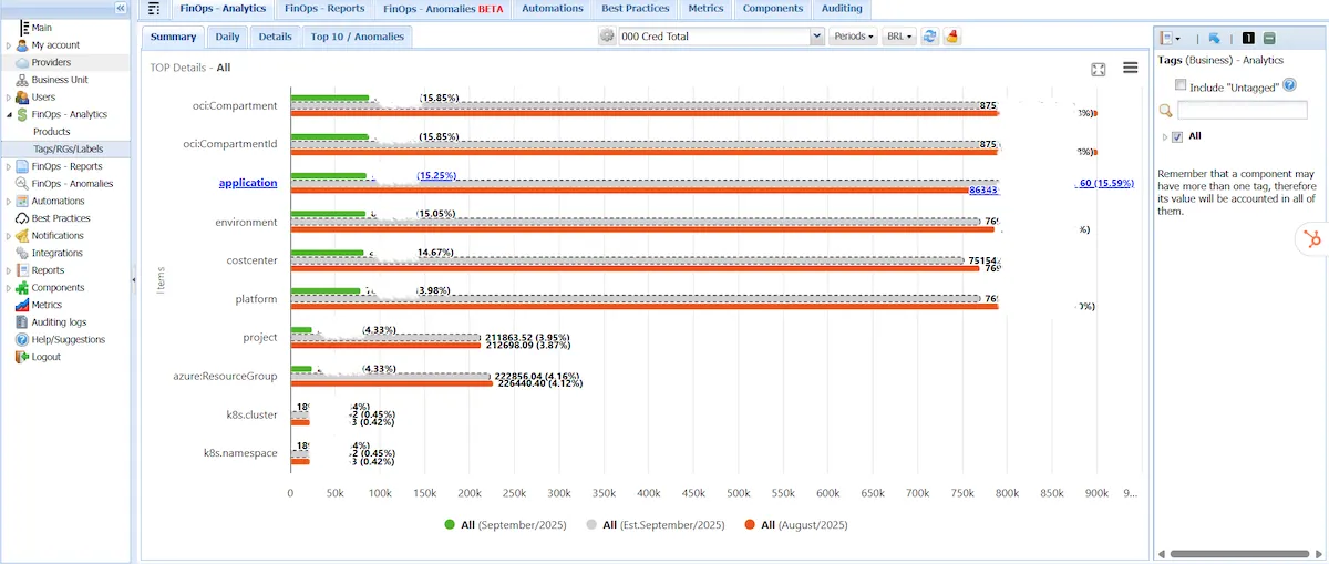 FinOps Reports: Tagged / Untagged FinOps: Tagged / Untagged