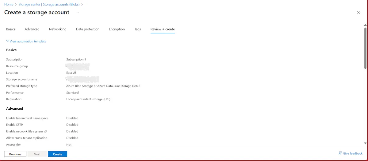 Integrating Azure Storage