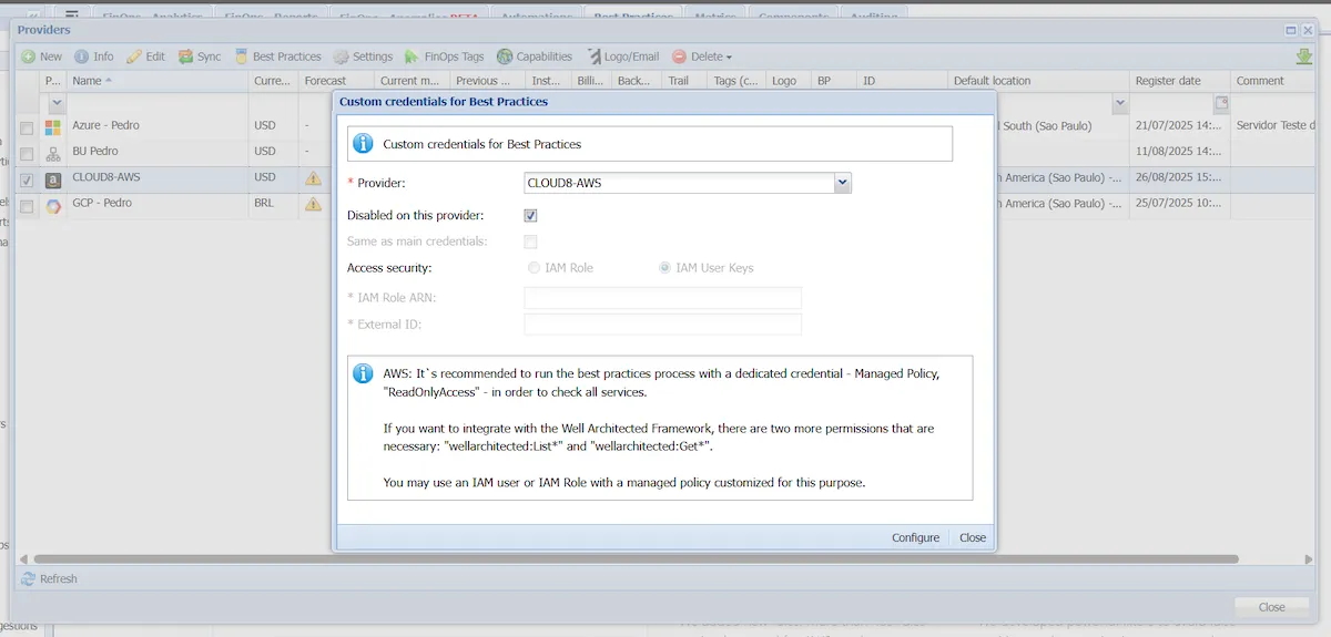 Conectando provedores da Azure Enterprise Agreement ao Cloud8 Conectando provedores da Azure Enterprise Agreement ao Cloud8